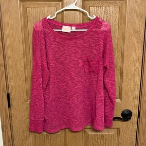 Maeve Sheer Pullover Sweater - Size M